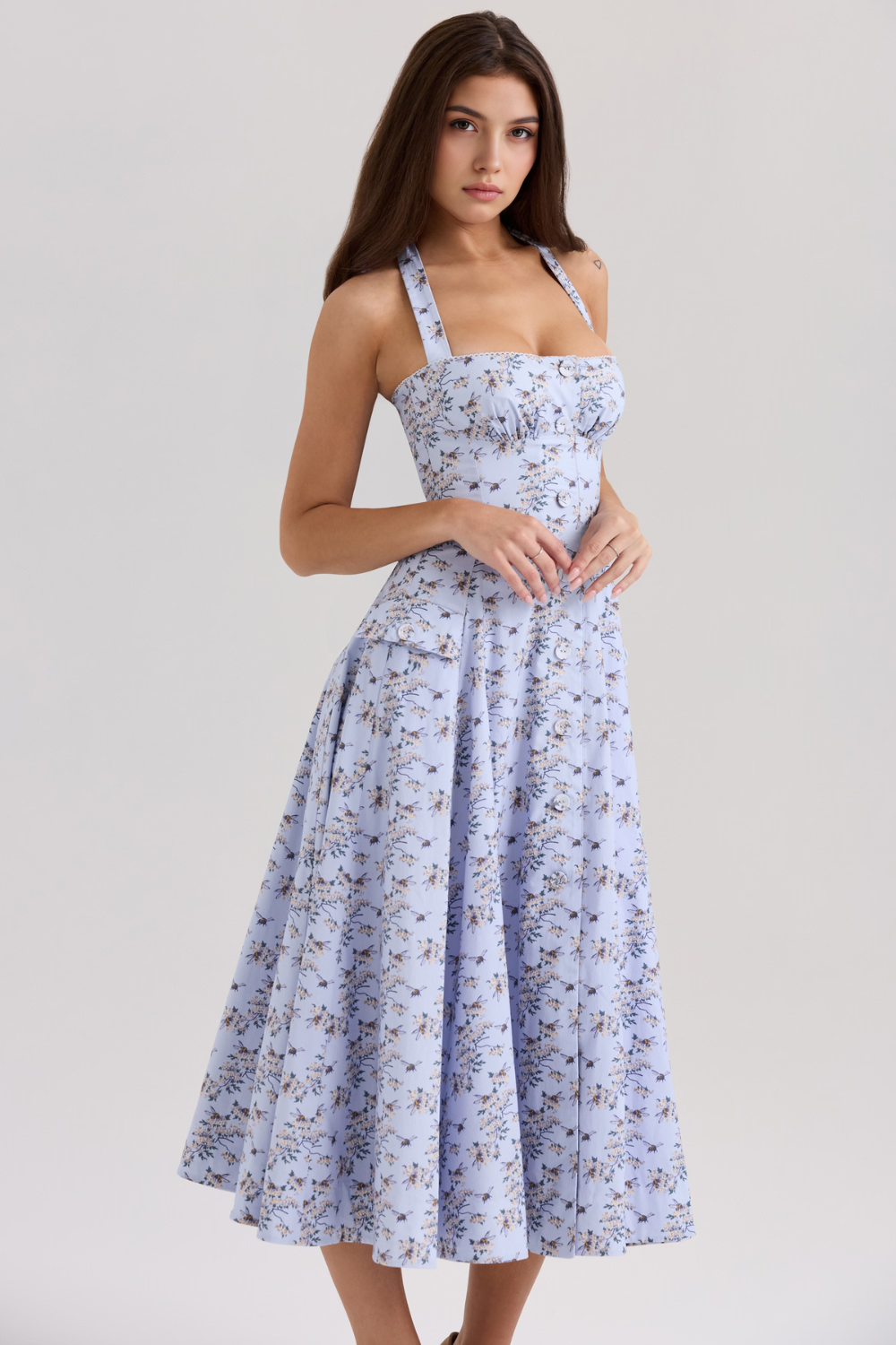 Vestido Midi Zavv Fantine