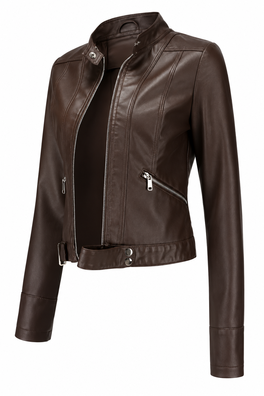 Jaqueta de Couro PU Premium Beckey