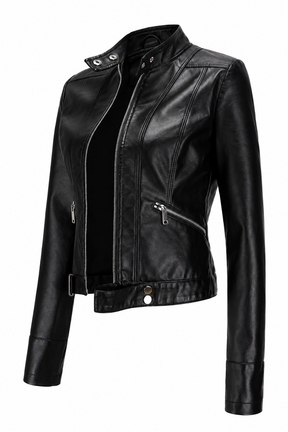 Jaqueta de Couro PU Premium Beckey