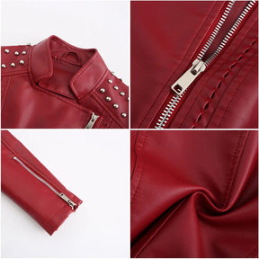 Jaqueta de Couro PU Premium Danika