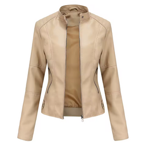 Jaqueta de Couro PU Premium Kendra
