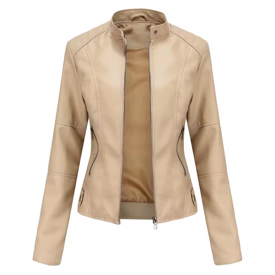 Jaqueta de Couro PU Premium Kendra