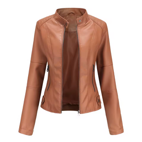 Jaqueta de Couro PU Premium Kendra