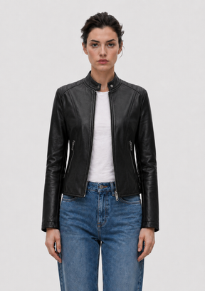 Jaqueta de Couro PU Premium Kendra