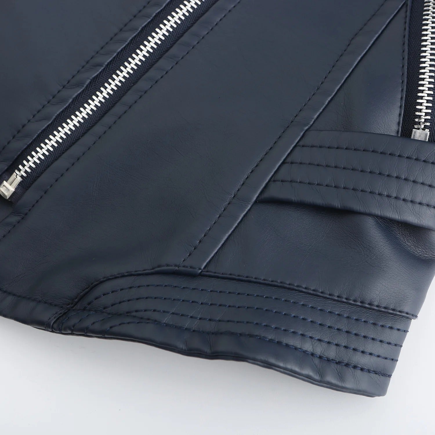 Jaqueta de Couro PU Premium Milano