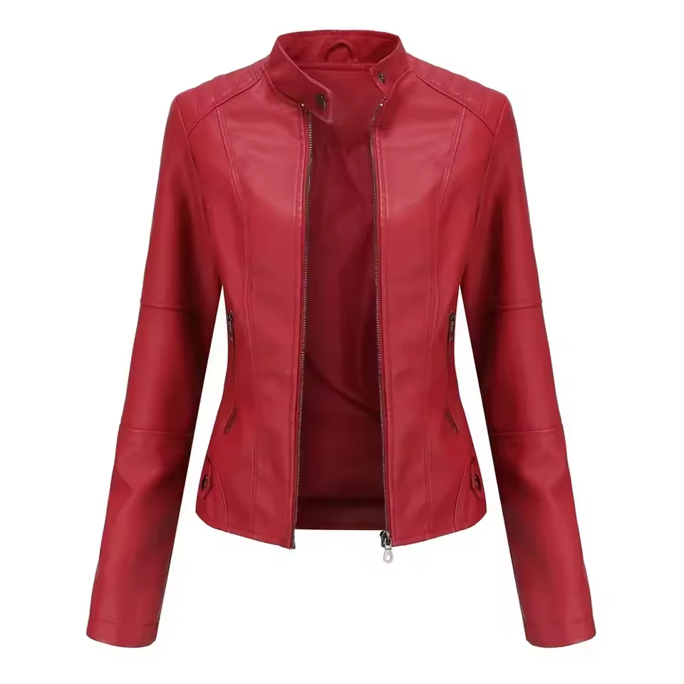 Jaqueta de Couro PU Premium Kendra