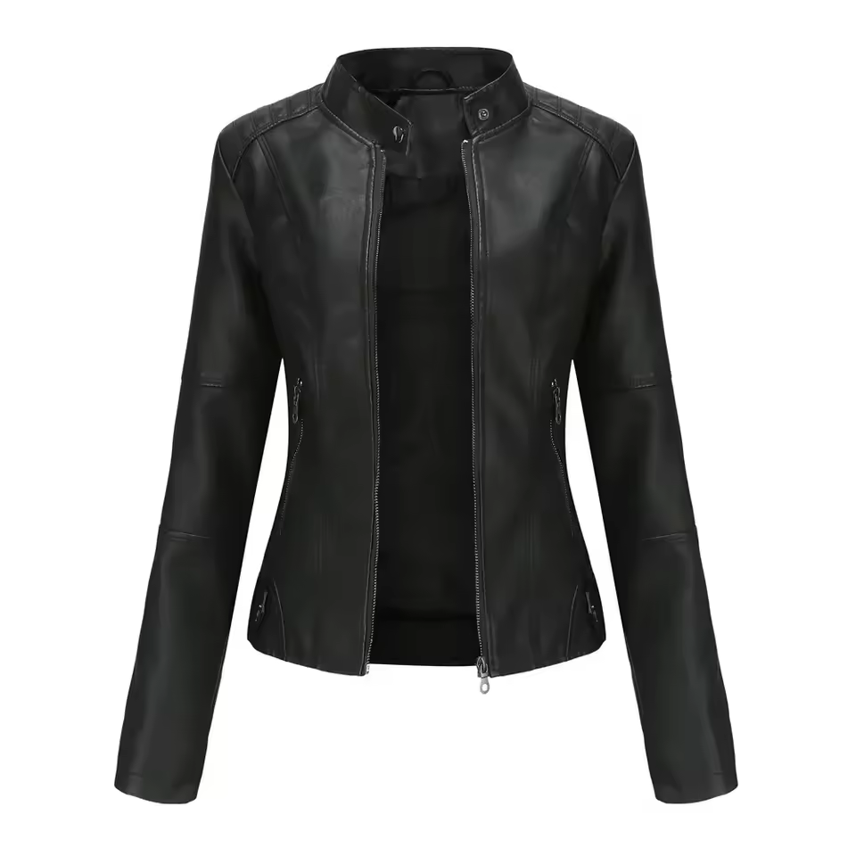 Jaqueta de Couro PU Premium Kendra