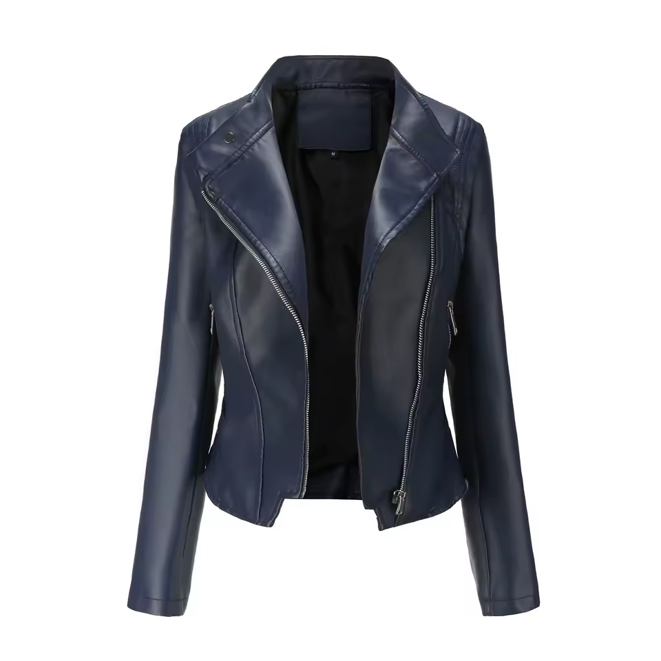 Jaqueta de Couro PU Premium Milano