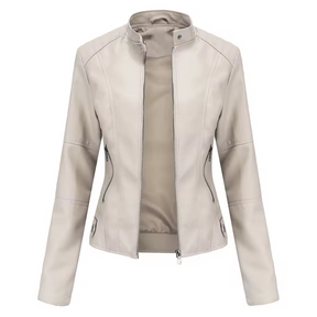 Jaqueta de Couro PU Premium Kendra