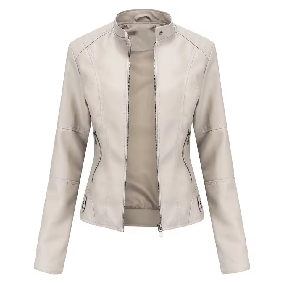 Jaqueta de Couro PU Premium Kendra