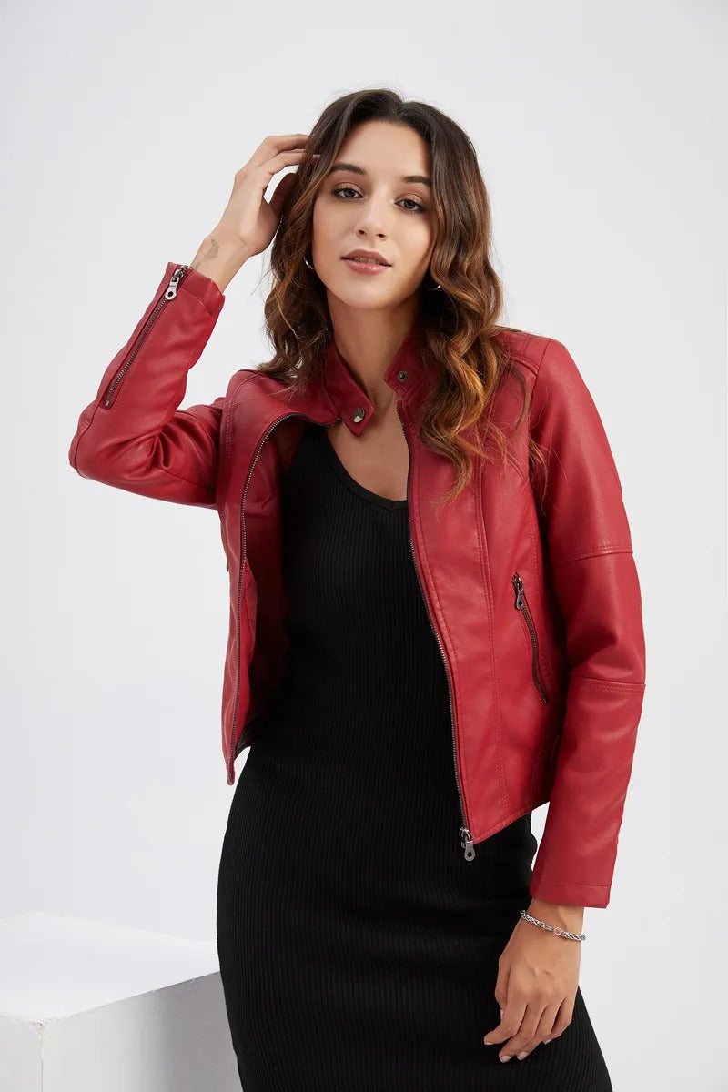Jaqueta de Couro PU Premium Angelita