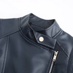 Jaqueta de Couro PU Premium Milano