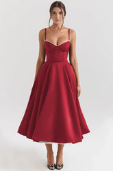 Vestido Midi Zavv Orielle - Dupla Camada