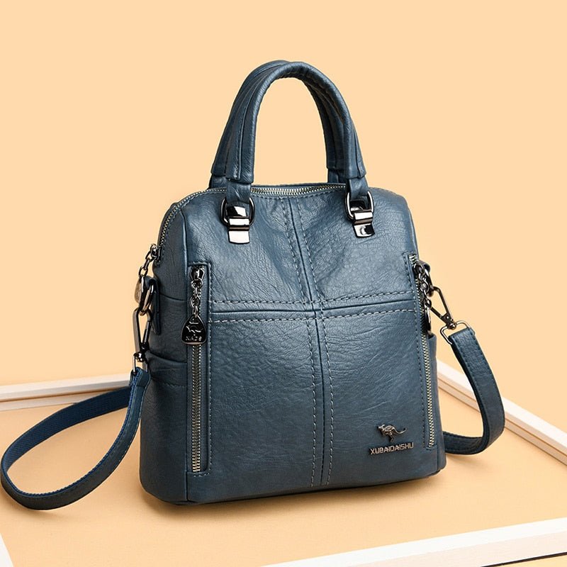 bolsa-mochila-feminina-em-couro-genuino-twoinone-premium-5181271 - Kabani