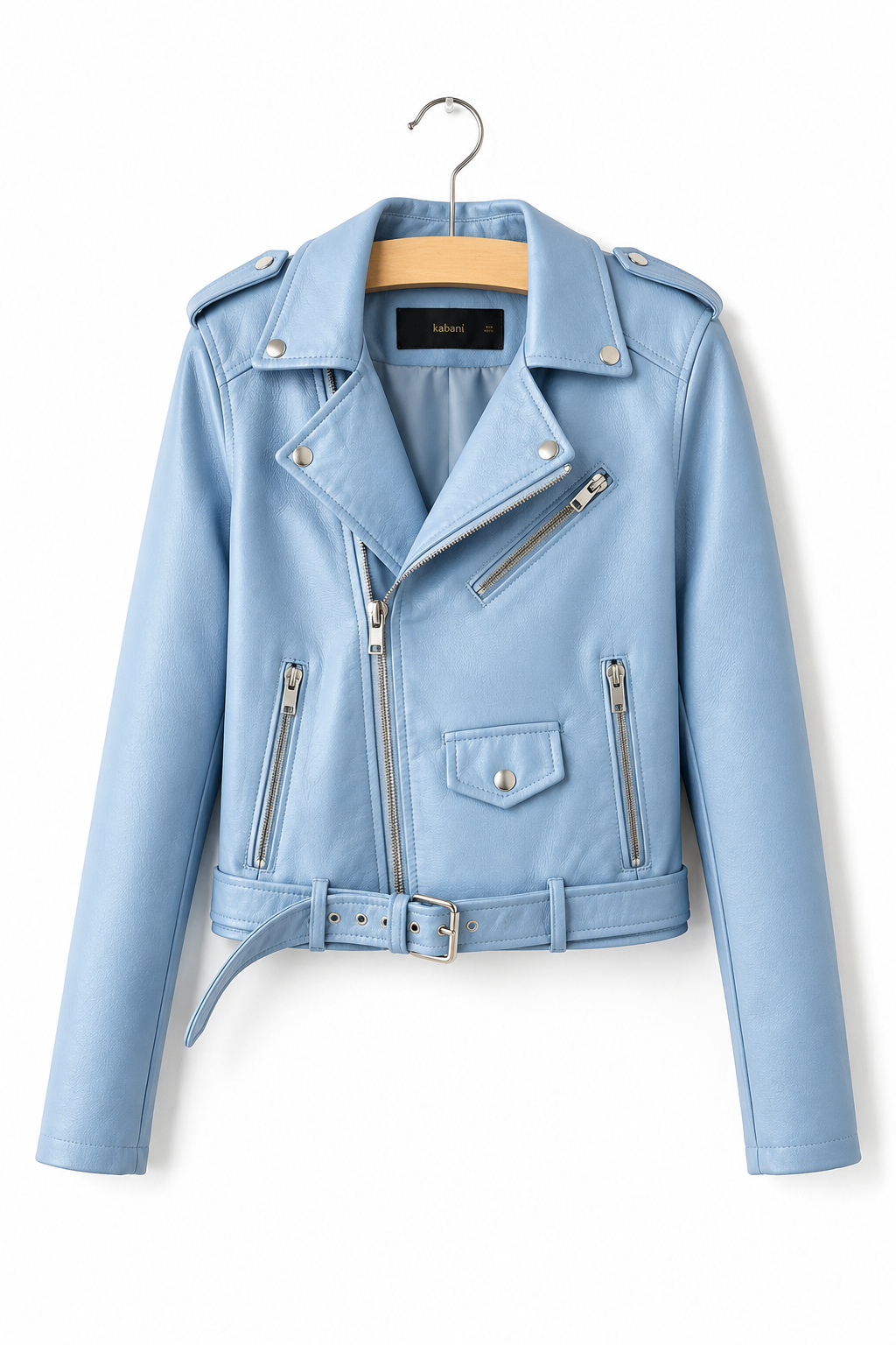 Jaqueta de Couro PU Premium Outwear