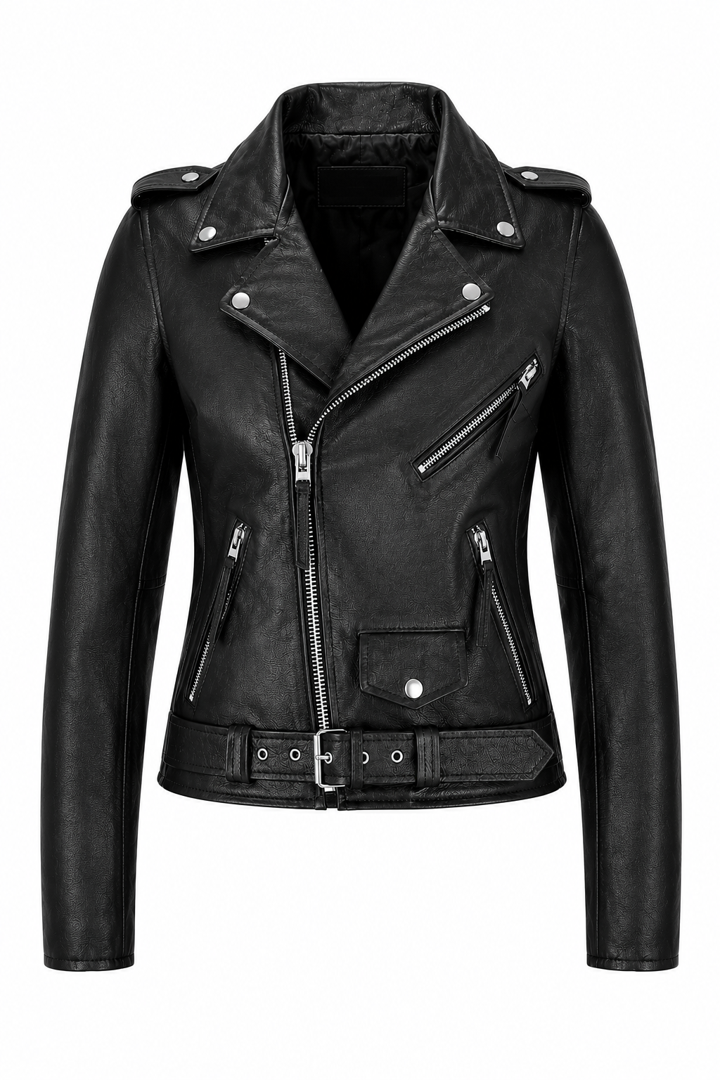 Jaqueta de Couro PU Premium Outwear