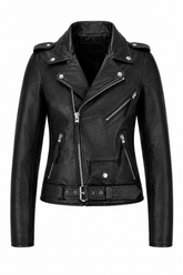 Jaqueta de Couro PU Premium Outwear