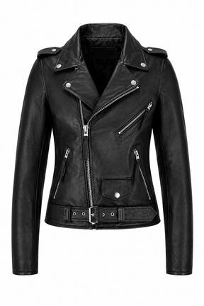 Jaqueta de Couro PU Premium Outwear