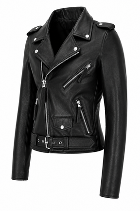 Jaqueta de Couro PU Premium Outwear