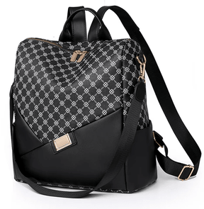 mochila-feminina-xadrez-em-couro-genuino-levian-premium-6950747 - Kabani